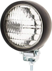 Peterson - 4-3/4" Diam, Clear Lens & Reflector - Rubber, 12 Volt - Exact Tool & Supply