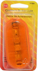 Peterson - 4-1/8" Long x 2" Wide, Amber Lens & Reflector - Plastic, 12 Volt - Exact Tool & Supply