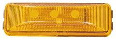 Peterson - 3-13/16" Long x 1" Wide, Red Lens & Reflector - Plastic, 12 Volt - Exact Tool & Supply