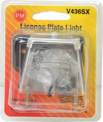 Peterson - 2-11/16" Long x 1-1/2" Wide, Clear Lens & Reflector - Plastic, 12 Volt - Exact Tool & Supply