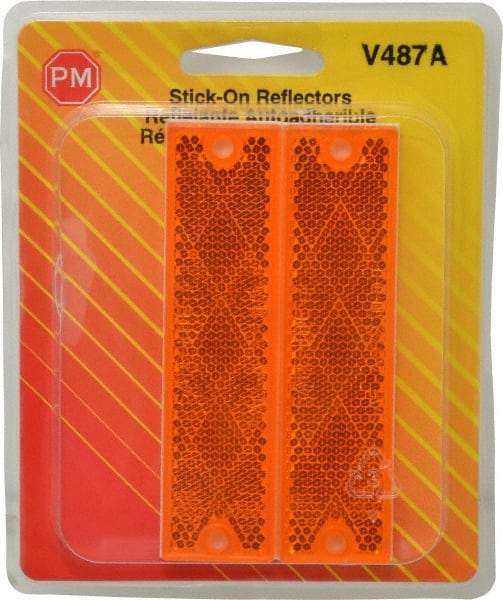 Peterson - Amber Lens & Reflector - Plastic - Exact Tool & Supply
