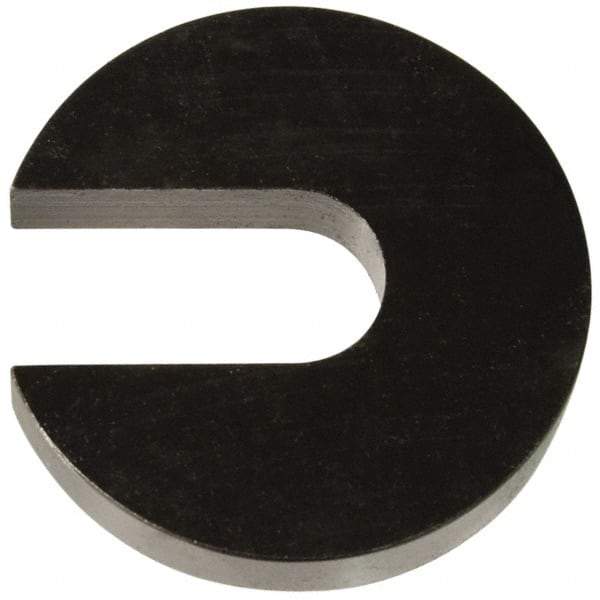 Gibraltar - 5/16 or 3/8" Bolt, 3/8" Thick, Black Oxide Finish, Case Hardened Steel C Washer - Grade 12L14, 13/32" Inside & 1-3/4" OD - Exact Tool & Supply