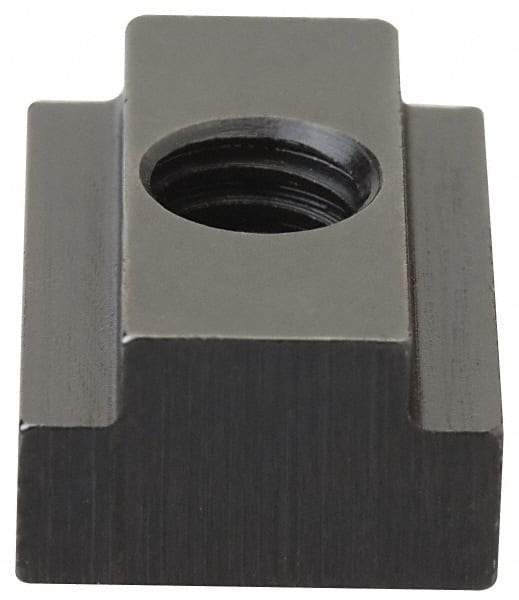 Gibraltar - M12x1.75 Blind Tapped T Slot Nut - 5/8" Slot Width, 25 x 9mm Base Width x Height, 29 x 16mm OAL x Height - Exact Tool & Supply