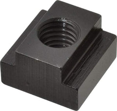 TE-CO - 5/8-11 Blind Tapped T Slot Nut - 3/4" Slot Width, 1-1/4 x 15/32" Base Width x Height, 1-1/4 x 3/4" OAL x Height - Exact Tool & Supply