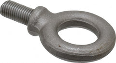 Made in USA - Steel, M16x2.00 Thread, Fixed Lifting Eye Bolt - Exact Tool & Supply