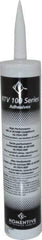 Momentive Performance Materials - 10.1 oz Tube Silver RTV Silicone Joint Sealant - 400°F Max Operating Temp, 20 min Tack Free Dry Time, 24 hr Full Cure Time, Series RTV100 - Exact Tool & Supply