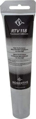 Momentive Performance Materials - 2.8 oz Tube Clear RTV Silicone Joint Sealant - 204.44°F Max Operating Temp, 20 min Tack Free Dry Time, 24 hr Full Cure Time, Series RTV100 - Exact Tool & Supply
