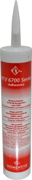 Momentive Performance Materials - 10 oz Tube Clear RTV Silicone Joint Sealant - -50 to 200°C Operating Temp, 25 min Tack Free Dry Time, 24 hr Full Cure Time, Series RTV6708 - Exact Tool & Supply