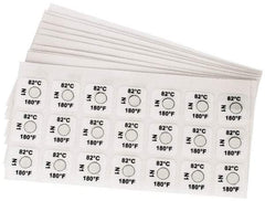 Tempil - 99°C Temp Indicating Label - 1 Rating - Exact Tool & Supply