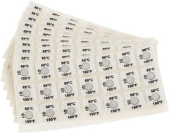 Tempil - 88°C Temp Indicating Label - 1 Rating - Exact Tool & Supply