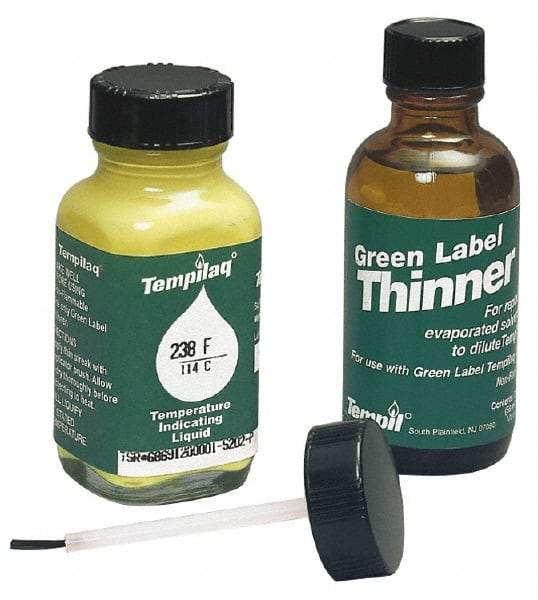 Tempil - 1,250°F Temp Indicating Liquid - 2 Ounce Container, 677°C - Exact Tool & Supply