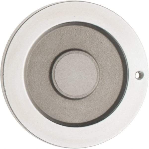 Value Collection - 4", 3 Spoke Straight Handwheel - 1.2" Hub, Aluminum, Chrome Plated Finish - Exact Tool & Supply