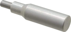 Value Collection - M8x1.25 Threaded Stem, Fixed Handwheel & Machine Handle - Aluminum Cylindrical Handle, Steel Stem - Exact Tool & Supply