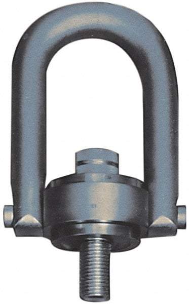 American Drill Bushing - 25,000 Lbs. Rated Load Capacity , 2-1/2 - 8 Thread Size Safety Engineered - 4 Inch Thread Length, 3 Inch Radius, 16.87 Inch Ring Height, 8.03 Inch Ring Opening - Exact Tool & Supply