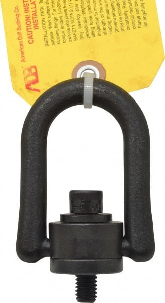 American Drill Bushing - 1,000 Lbs. Load Capacity, 2.29 Inch Wide x 3.23 Inch High x 1.45 Inch Opening, Extra Duty Center Pull Hoist Ring - Exact Tool & Supply