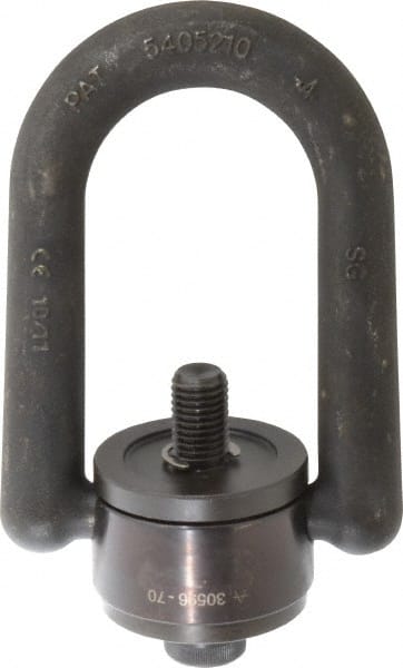 American Drill Bushing - 7,000 Lbs. Load Capacity, 5.1 Inch Wide x 7.37 Inch High x 3.57 Inch Opening, Extra Duty Center Pull Hoist Ring - Exact Tool & Supply