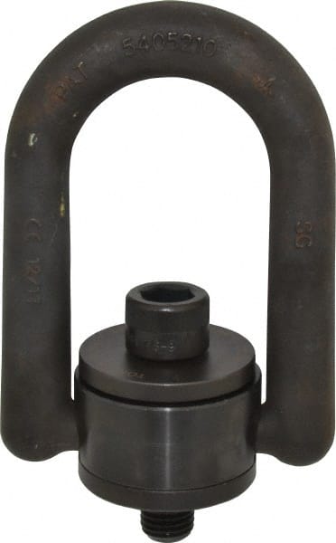 American Drill Bushing - 8,000 Lbs. Load Capacity, 5.1 Inch Wide x 7.37 Inch High x 3.32 Inch Opening, Extra Duty Center Pull Hoist Ring - Exact Tool & Supply