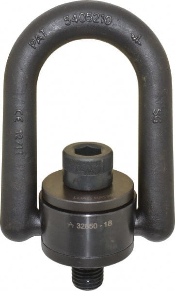 American Drill Bushing - 10,000 Lbs. Load Capacity, 5.1 Inch Wide x 7.37 Inch High x 3.2 Inch Opening, Extra Duty Center Pull Hoist Ring - Exact Tool & Supply