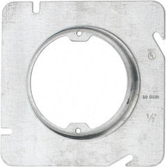 Cooper Crouse-Hinds - Electrical Outlet Box Steel Square Cover - Exact Tool & Supply