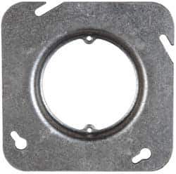 Cooper Crouse-Hinds - Electrical Outlet Box Steel Square Cover - Exact Tool & Supply