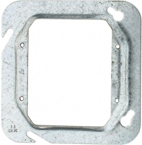 Cooper Crouse-Hinds - Electrical Outlet Box Steel Square Cover - Exact Tool & Supply