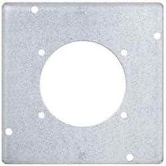 Cooper Crouse-Hinds - Electrical Outlet Box Steel Square Surface Cover - Exact Tool & Supply