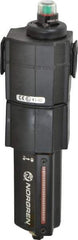 Norgren - 3/4" Port Coalescing Filter - Aluminum Bowl, Automatic Drain, 250 Max psi, 0.01 Micron Rating, 3.15" Wide x 11.4" High - Exact Tool & Supply
