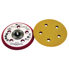 3M - Disc Backing Pads; Backing Pad Type: Hook & Loop ; Pad Diameter (Inch): 5 ; Maximum RPM: 12000.000 - Exact Tool & Supply