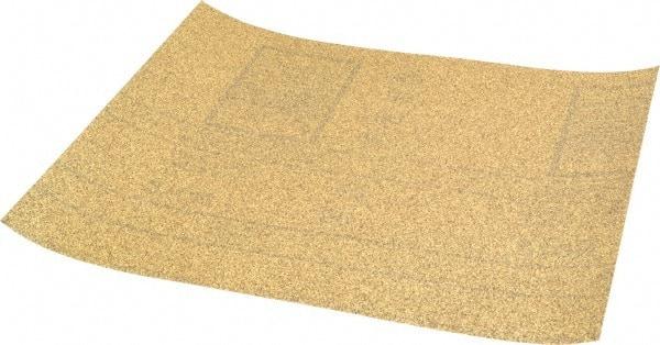 3M - 80 Grit, Aluminum Oxide Sanding Sheet - 11" Long x 9" Wide, Medium Grade, A Weighted Paper Backing - Exact Tool & Supply