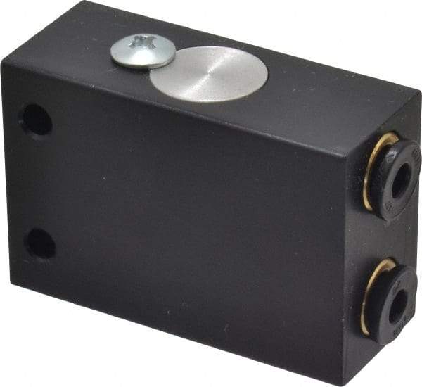 Mead - 0.11 CV Rate & 100 Max psi Binary Air Valve - Alternating Outputs - Exact Tool & Supply
