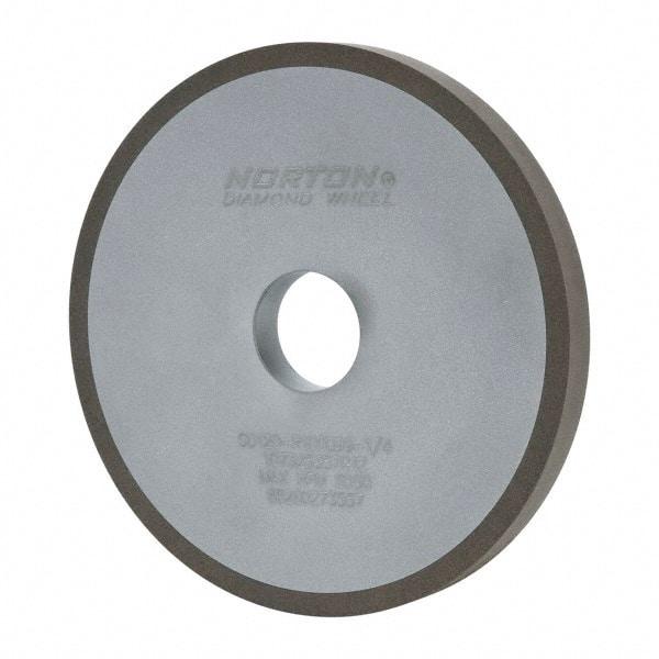 Norton - 6" Diam x 1-1/4" Hole x 1/2" Thick, 120 Grit Surface Grinding Wheel - Diamond, Type 1A1, Fine Grade, Resinoid Bond - Exact Tool & Supply