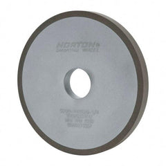 Norton - 6" Diam x 1-1/4" Hole x 1/2" Thick, 120 Grit Surface Grinding Wheel - Diamond, Type 1A1, Fine Grade, Resinoid Bond - Exact Tool & Supply