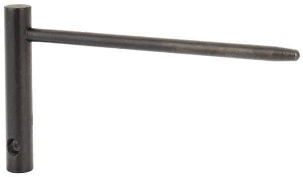 Gibraltar - 1/8" Pin Diam x 2-1/2" Pin Length, Steel L Alignment Pin - 1/4" Handle Diam x 1-1/2" Handle Length - Exact Tool & Supply