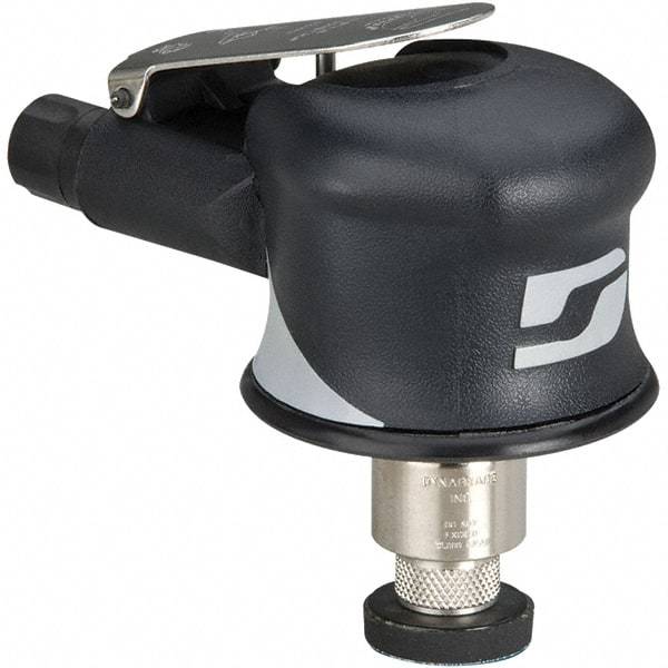 Dynabrade - 5,000 OPM, 6 CFM Air Consumption, Palm Air Orbital Sander - Round Pad, 1/4 NPT Inlet - Exact Tool & Supply