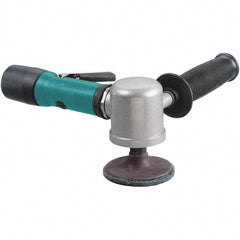 Dynabrade - 3" Max Disc, 15,000 RPM, Pneumatic Handheld Disc Sander - 33 CFM, 1/4 NPT Inlet, 0.55 hp, 90 psi - Exact Tool & Supply