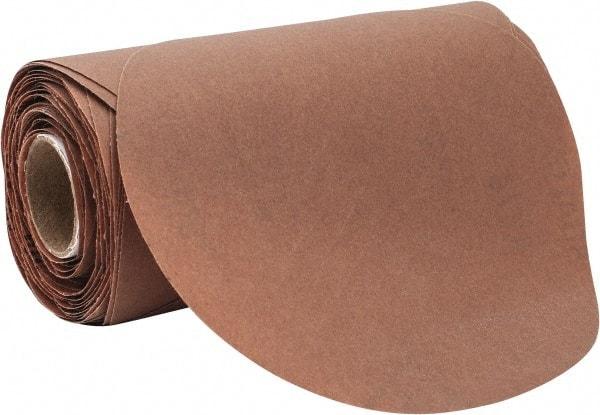 Norton - 5" Diam, 500 Grit Aluminum Oxide Adhesive PSA Disc - Super Fine Grade, Brown, B Weighted Backing, Flexible - Exact Tool & Supply