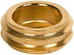 Mitee-Bite - 1" Diam, Steel, Round Clamp Washer - 3/8" Overall Height - Exact Tool & Supply