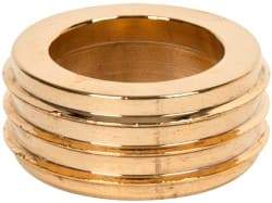 Mitee-Bite - 1-3/16" Diam, Steel, Round Clamp Washer - 1/2" Overall Height - Exact Tool & Supply