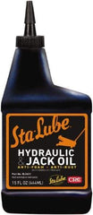 CRC - 15 oz Bottle Mineral Hydraulic Oil - 0150°F, SAE 20, ISO 46 - Exact Tool & Supply