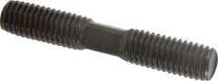 Value Collection - 5/8-11 2-1/2" OAL Fully Threaded Stud - Stainless Steel, Uncoated, 2-1/2" Long Thread Length - Exact Tool & Supply