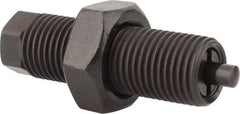 De-Sta-Co - 7/32" Stroke Len, 0.02 Cu In Volume, 0.11 Sq In Effective Piston Area, Hydraulic, Single Acting, Threaded Body Clamp Cylinder - 279 Lb at 3,000 psig Max Output, 1.41" Body Thread Len, 1.66" OAL, 0.19" Projection Len, 0.15" Projection Diam - Exact Tool & Supply