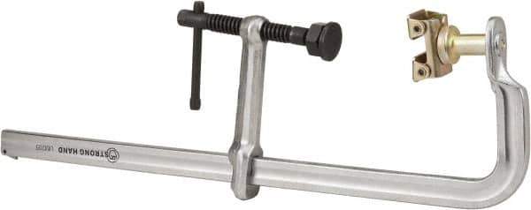 Strong Hand Tools - 5-1/2" Deep Throat, 20-1/2" Max Capacity, 4 in 1 Sliding Arm Clamp - 2,400 Lb Clamping Pressure, 20mm Spindle Diam - Exact Tool & Supply