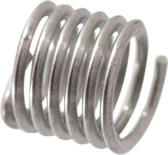Heli-Coil - M3.5x0.60 Metric Coarse, 4.5mm OAL, Free Running Helical Insert - Tanged, Stainless Steel - Exact Tool & Supply