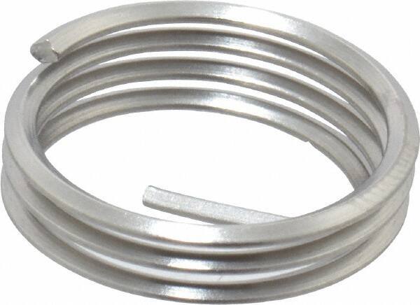Heli-Coil - M14x1.25 Metric Fine, 3/8" OAL, Free Running Helical Insert - Tanged, Stainless Steel - Exact Tool & Supply