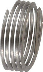 Heli-Coil - M18x1.50 Metric Fine, 1/2" OAL, Free Running Helical Insert - Tanged, Stainless Steel - Exact Tool & Supply