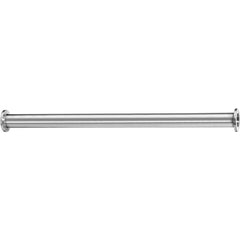 Metal Vacuum Tube Fittings; Material: Stainless Steel; Fitting Type: Nipple; Tube Outside Diameter: 0.750; Fitting Shape: Straight; Connection Type: Quick-Clamp; Maximum Vacuum: 0.0000001 torr at 72 Degrees F; Thread Standard: None; Flange Outside Diamete