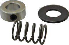 TE-CO - 5/8" Size, Black Oxide Coated Washer Clamp Support - Includes Shaft Collar, Spring & Washer - Exact Tool & Supply