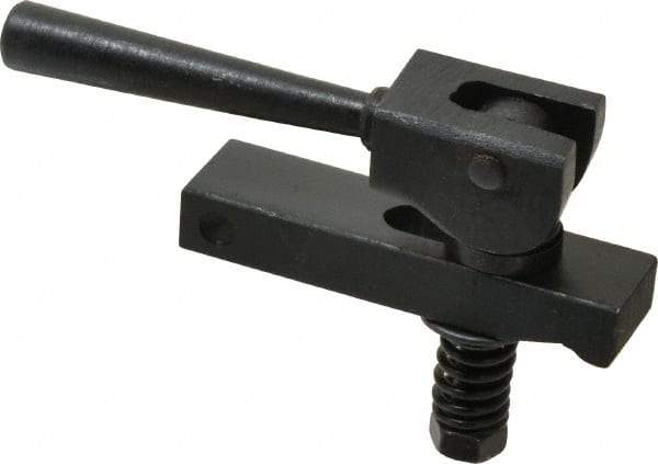 Value Collection - 1/4-20 Tap Size, Steel Strap Clamp Assembly - Center Cam, 1/2" Travel, 2-1/2" Strap Len - Exact Tool & Supply