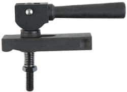 Value Collection - 5/16-18 Tap Size, Steel Strap Clamp Assembly - Center Cam, 0.333" Strap Thickness, 13/16" Travel, 3-1/4" Strap Len, 1-1/4" Strap Width - Exact Tool & Supply