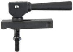 Value Collection - 5/16-18 Tap Size, Steel Strap Clamp Assembly - Center Cam, 0.333" Strap Thickness, 13/16" Travel, 3-1/4" Strap Len, 1-1/4" Strap Width - Exact Tool & Supply